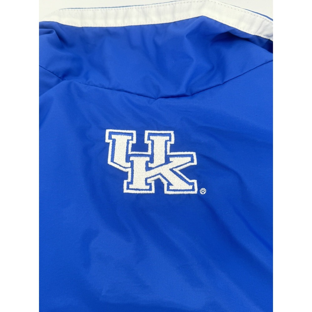 Kentucky Wildcat Jacket Adult M Blue Nike Swoosh Team Windbreaker Basketball EUC